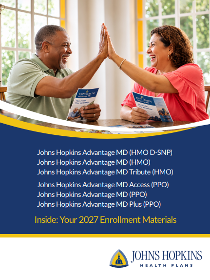 2027 PPO enrollment materials cover in Maryland.